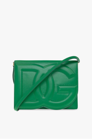 Dolce & Gabbana Leather shoulder bag with logo | Women's